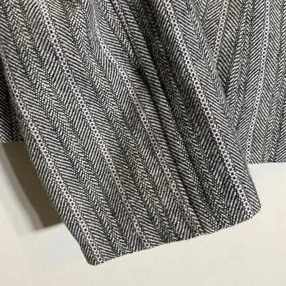 Banana Republic Wool Tweed Blazer Jacket Women's Size 8 Gray Career Formal - Picture 8 of 13